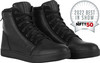 Highway 21 #361-99609 - Axle Leather Waterproof Shoes Black/Black SZ 09