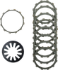 Harddrive #HDC7013 - Aramid Clutch Friction SET with HD Diaphram Spring