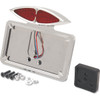 Drag Specialties - Taillight/License Plate Mount - Cateye