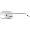 Emgo #20-21711 - Mirror - Side View - Plain Face/Rectangle - Long Stem - Right - Screw-In - Each