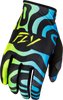 FLY Racing #378-7402X - Lite ZEN Gloves Black/Blue/Hi-vis 2X