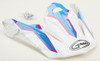 Gmax #G086037 - Visor W/Screws Pink Ribbon Riders White/Pink/Blue Mx-86