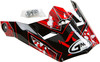 Gmax #G046857 - Visor W/Screws Hooper Mx-46y Black/RED Ys-yl