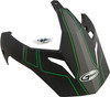 Gmax #G011091 - Visor W/Screws Expedition Matte Black/Hi-vis Green Gm-11