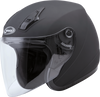 Gmax #G317075N - Of-17 Open-face Helmet Matte Black MD