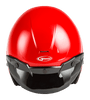 Gmax #G1020376 - Of-2 Open-face Helmet RED LG