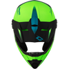 Gmax #D3464418 - Mx-46 Compound Helmet Matte Hi-vis Green/BLK/Blue 2X