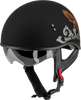 Gmax #H16510948 - Hh-65 Corvus Helmet Matte Black/Silver/Orange 2X