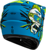 Gmax #D3465181 - Youth Mx-46y Unstable Helmet Matte Blue/Green YM