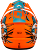 Gmax #D3465212 - Youth Mx-46y Unstable Helmet HI VIS Orange/Blue YL
