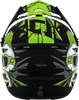 Gmax #D3465222 - Youth Mx-46y Unstable Helmet Matte Black/Green YL