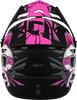 Gmax #D3466171 - Youth Mx-46y Unstable Helmet Matte Black/Pink YM