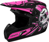 Gmax #D3466170 - Youth Mx-46y Unstable Helmet Matte Black/Pink YS