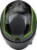 Gmax #F1984764-DOT - Ff-98 Aftershock Helmet Grey/Neon Green SM