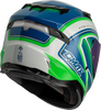 Gmax #F1984794-DOT - Ff-98 Aftershock Helmet White/Neon Green SM
