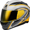 Gmax #F19841038-DOT - Ff-98 Aftershock Helmet White/Metallic Silver 2X