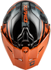 Gmax #M17411259 - Md-74 Striker Modular Helmet W SMK Shield BLK/GRY/OR Mtlc 3X