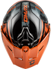 Gmax #M17411253 - Md-74 Striker Modular Helmet W SMK Shield BLK/GRY/OR Mtlc XS