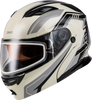 Gmax #M201391323 - Md-01s Transistor Snow Helmet White/Grey/Black XS