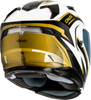 Gmax #M101381293 - Md-01 Volta Helmet White/Gold/Black Metallic XS
