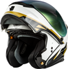 Gmax #M101381293 - Md-01 Volta Helmet White/Gold/Black Metallic XS