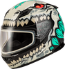 Gmax #F2499120 - Youth Gm-49y Drax Snow Helmet Silver YS