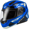 Gmax #M1043979 - Md-04 Sector Helmet Blue/Black 3X