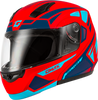 Gmax #M1043998 - Md-04 Sector Helmet Matte RED/Blue 2X