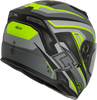 Gmax #F1181334 - Ff-18 Drift Helmet Matte Grey/Hi-viz SM
