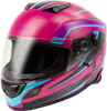 Gmax #F11811394 - Ff-18 Drift Helmet Pink/Blue/Black SM