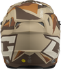 Gmax #D39611416 - Mx-96 Splinter Helmet Matte Brown/TAN/White LG