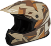 Gmax #D39611414 - Mx-96 Splinter Helmet Matte Brown/TAN/White SM