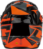 Gmax #D3961495 - Mx-96 Splinter Helmet Black/Orange MD