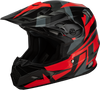 Gmax #D3961155 - Mx-96 Splinter Helmet Black/RED MD