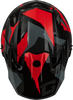 Gmax #D3961154 - Mx-96 Splinter Helmet Black/RED SM