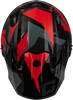 Gmax #D3961153 - Mx-96 Splinter Helmet Black/RED XS