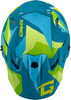 Gmax #D3961186 - Mx-96 Splinter Helmet Matte Blue/Green LG