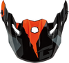 Gmax #G096012 - Mx-96 Splinter Visor W/Screws Black/Orange