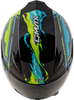 Gmax #G14911050 - Gm-49y Charge Helmet Black/Blue/Green YS