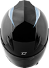 Gmax #F1498435 - Ff-49 Syth Helmet Black/Silver Blue MD