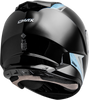 Gmax #F1498435 - Ff-49 Syth Helmet Black/Silver Blue MD