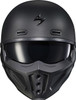 Scorpion EXO #COX-0103 - Covert X Open-face Helmet Matte Black SM