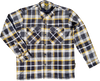 Scorpion EXO #13803-5 - Covert Moto Flannel White/Yellow LG