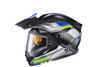 Scorpion EXO #95-1807-SD - Exo-at950 Cold Weather Helmet ZEC Blue/Hiviz 2X (dual Pane)