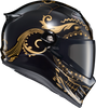 Scorpion EXO #CFX-1217 - Covert FX Full Face Helmet EL Malo Gold/Gloss Black 2X