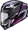 Scorpion EXO #33-2114 - Exo-r330 Full Face Helmet Saga Black/Pink/Purple MD