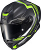 Scorpion EXO #WAR-3733 - Apex Exo-warp Full Face Helmet Atarax Black/Hi-vis SM
