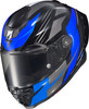 Scorpion EXO #WAR-3904 - Apex Exo-warp Full Face Helmet Dilithium Black/Blue MD