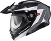 Scorpion EXO #96-2038 - Exo-at960 Modular Helmet Topographic 2 BLK/WHT/Grey 3X