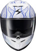 Scorpion EXO #T52-2312 - Exo-t520 Helmet Nama-shimi White/Blue XS